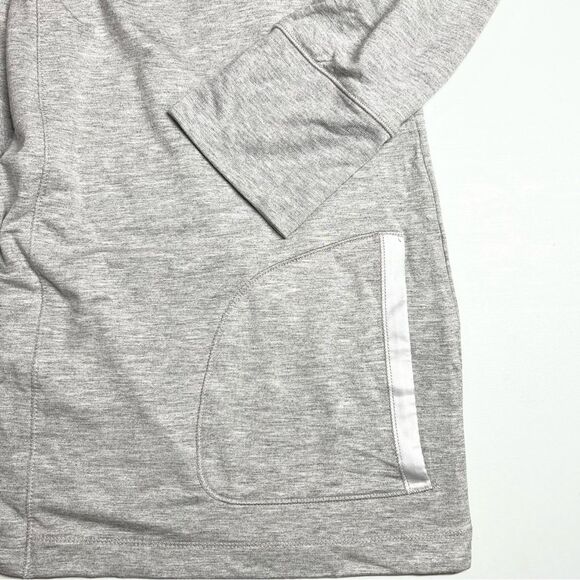 Zenergy by Chico’s Drape Open Front Sporty Grey Cardigan Sweatshirt XL - Picture 11 of 11